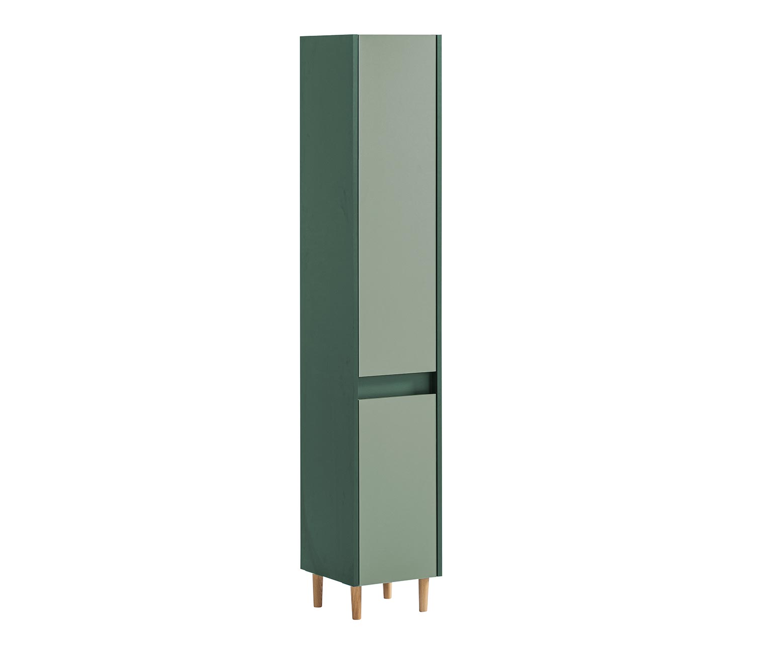 Thumbnail - Tchibo - Hochschrank »Lovis« - 30x33x170cm - braun - Holz / Metall / Eschen-Massivholz