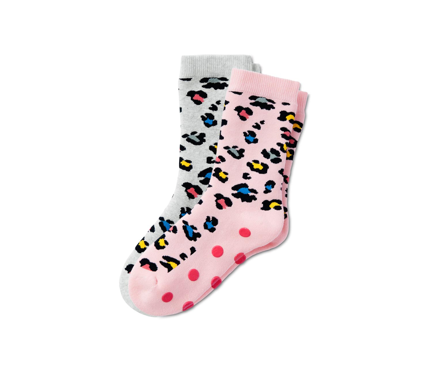 Tchibo - 2 Paar Antirutsch-Socken - Damen - Gr. 35-38 - grau