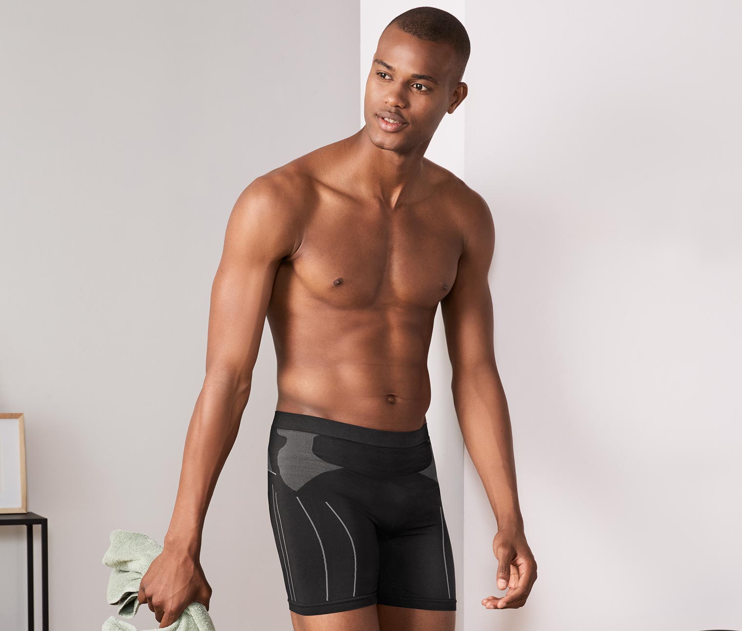 Tchibo - Radunterhose - Herren - Gr. M - schwarz