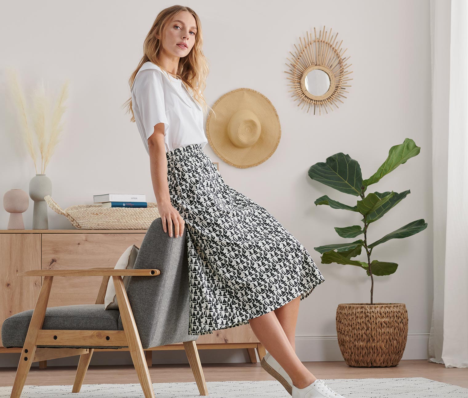 Rock mit Print online bestellen bei Tchibo 639122