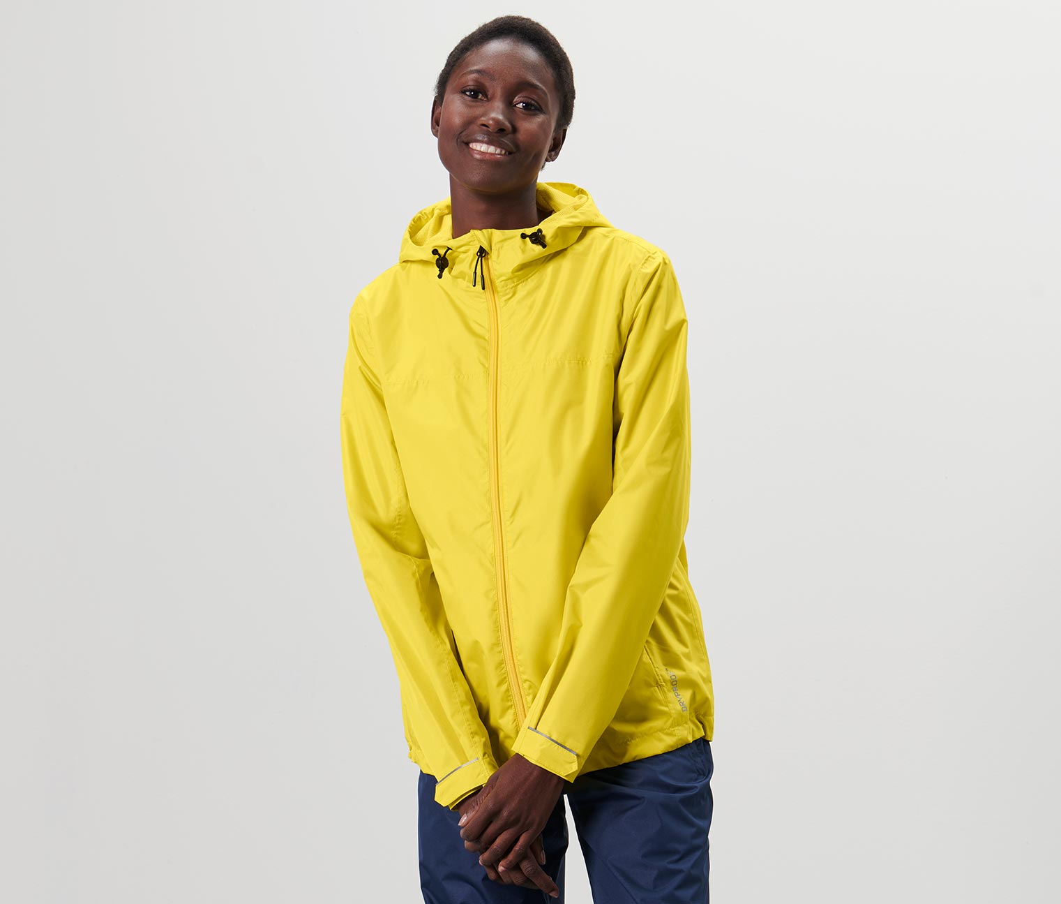 Tchibo - Unisex-Regenjacke - Herren - Gr. XS - gelb