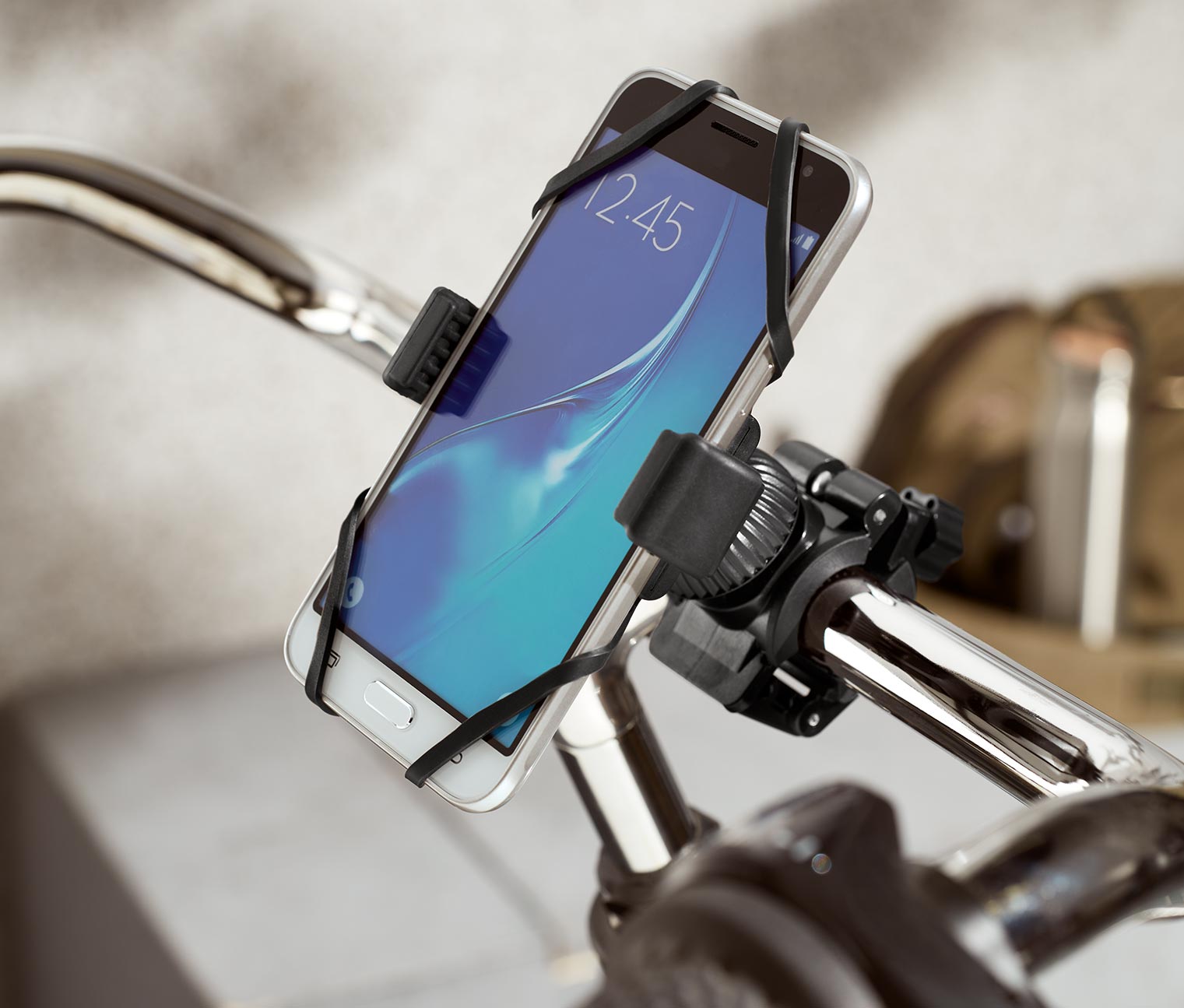 Fahrrad Halterung Motorrad Halter Handy Wasserfest für Samsung Galaxy S7  Edge