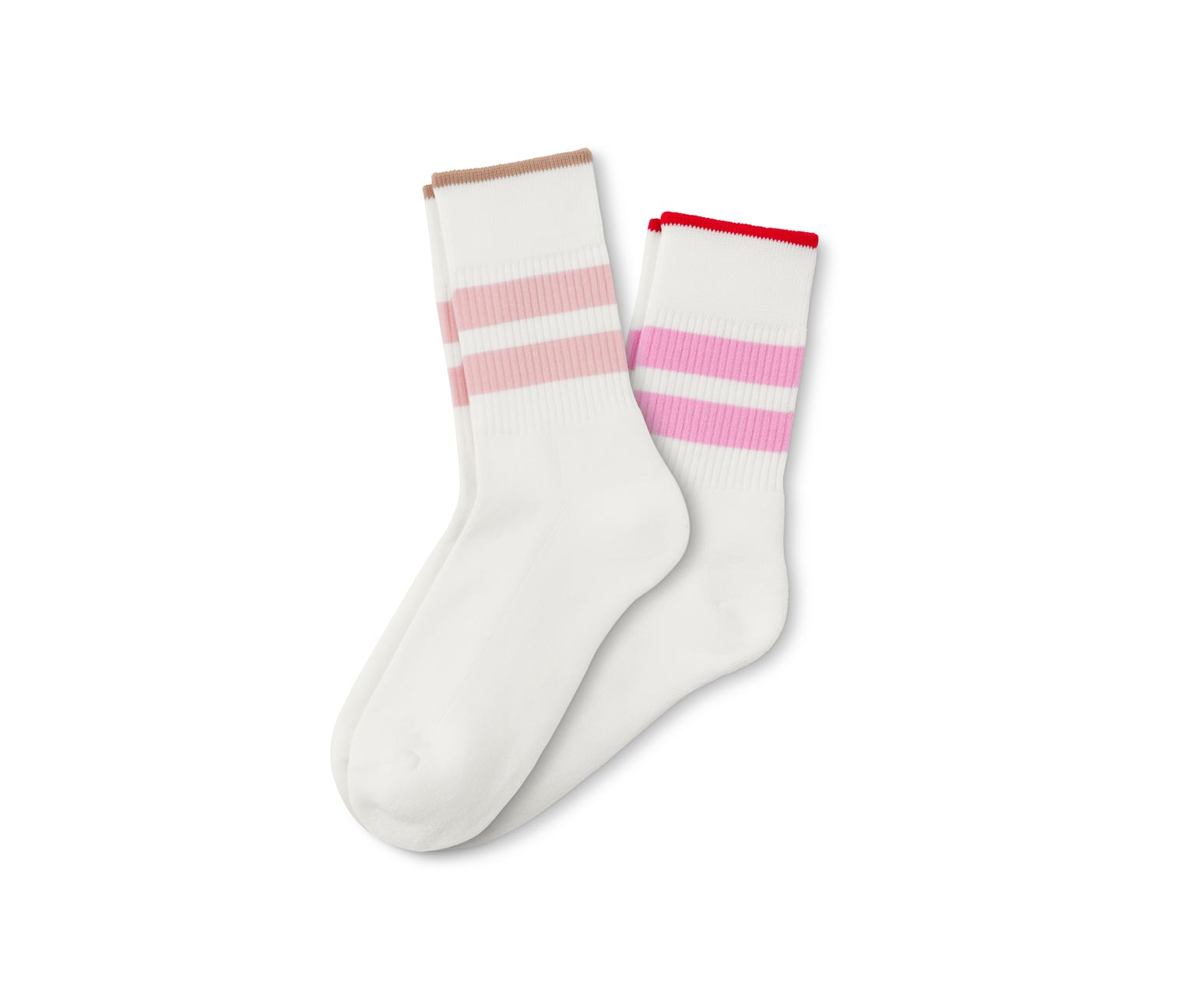 Tchibo - 2 Paar Tennissocken - Damen - Gr. 35-38 - weiß