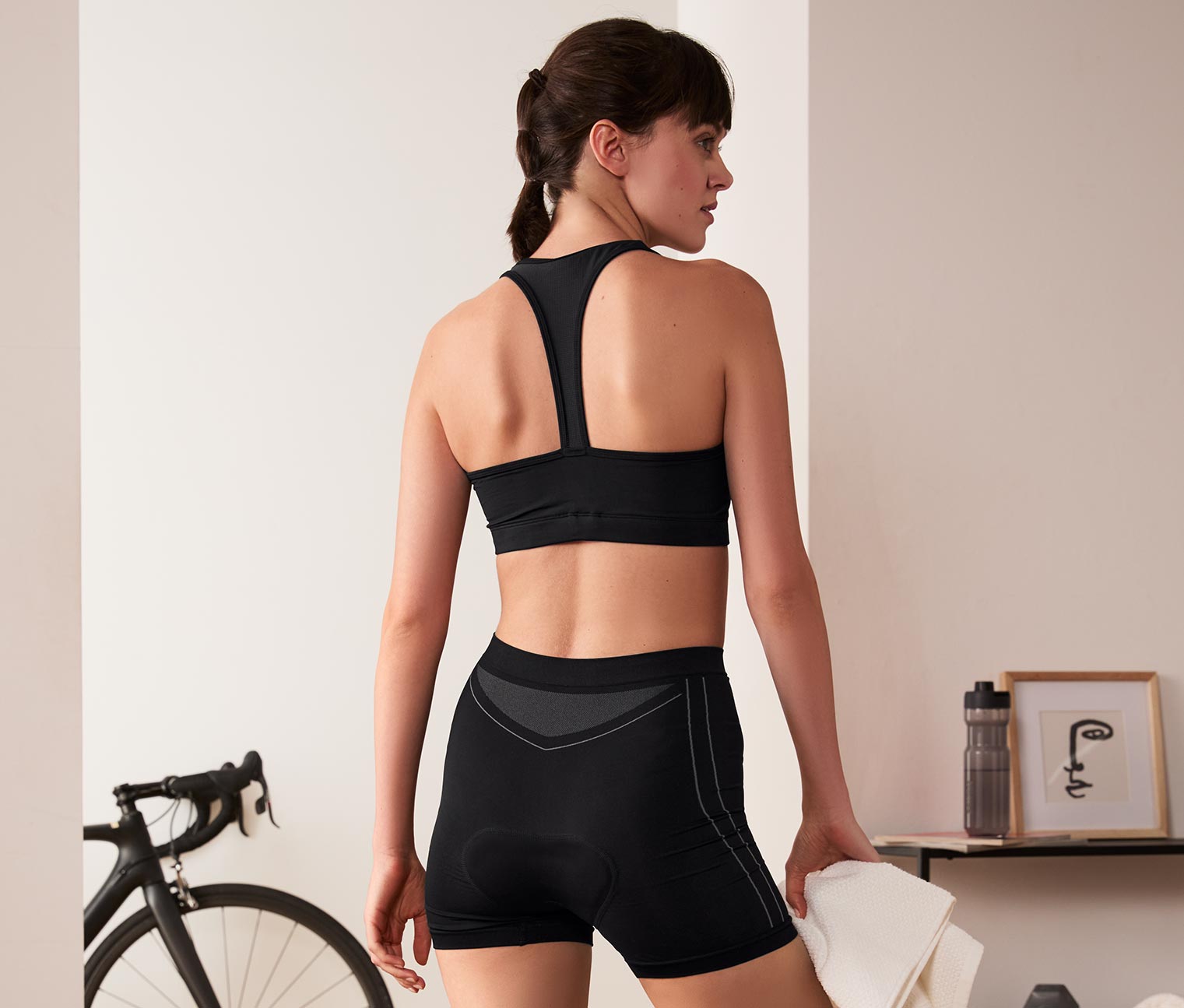 Tchibo - Radunterhose - Damen - Gr. M - schwarz