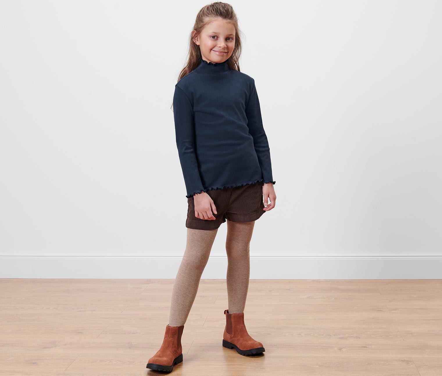 Tchibo - Kinder-Langarmshirt - Mädchen - Gr. 134/140 - dunkelblau