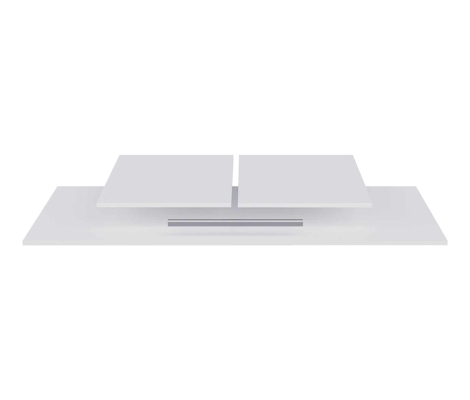 Tchibo - Woood Streifentürschrank »Connect« - 55x3x121cm - weiß -