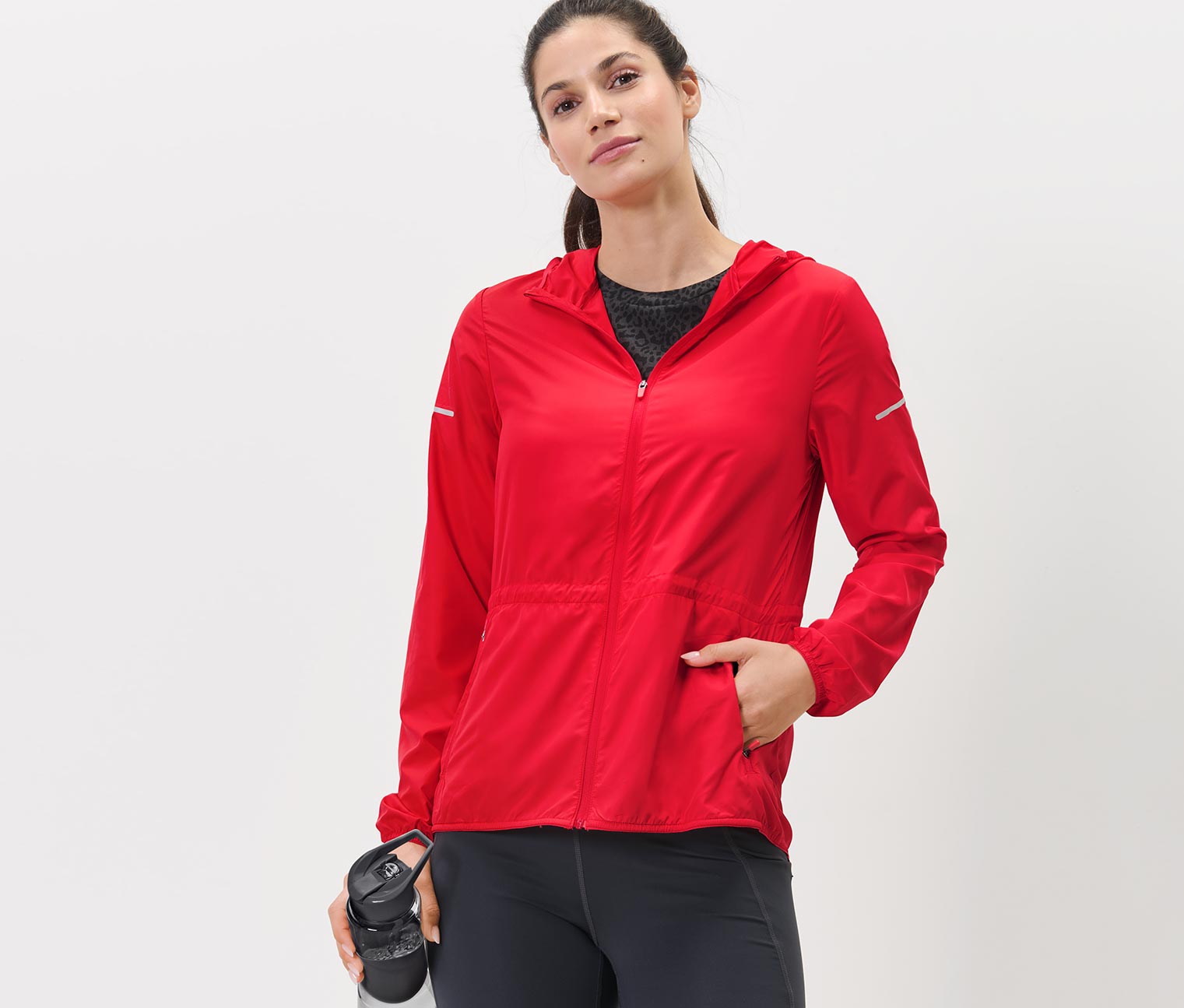 Tchibo - Lightweight-Laufjacke - Damen - Gr. 40 - rot