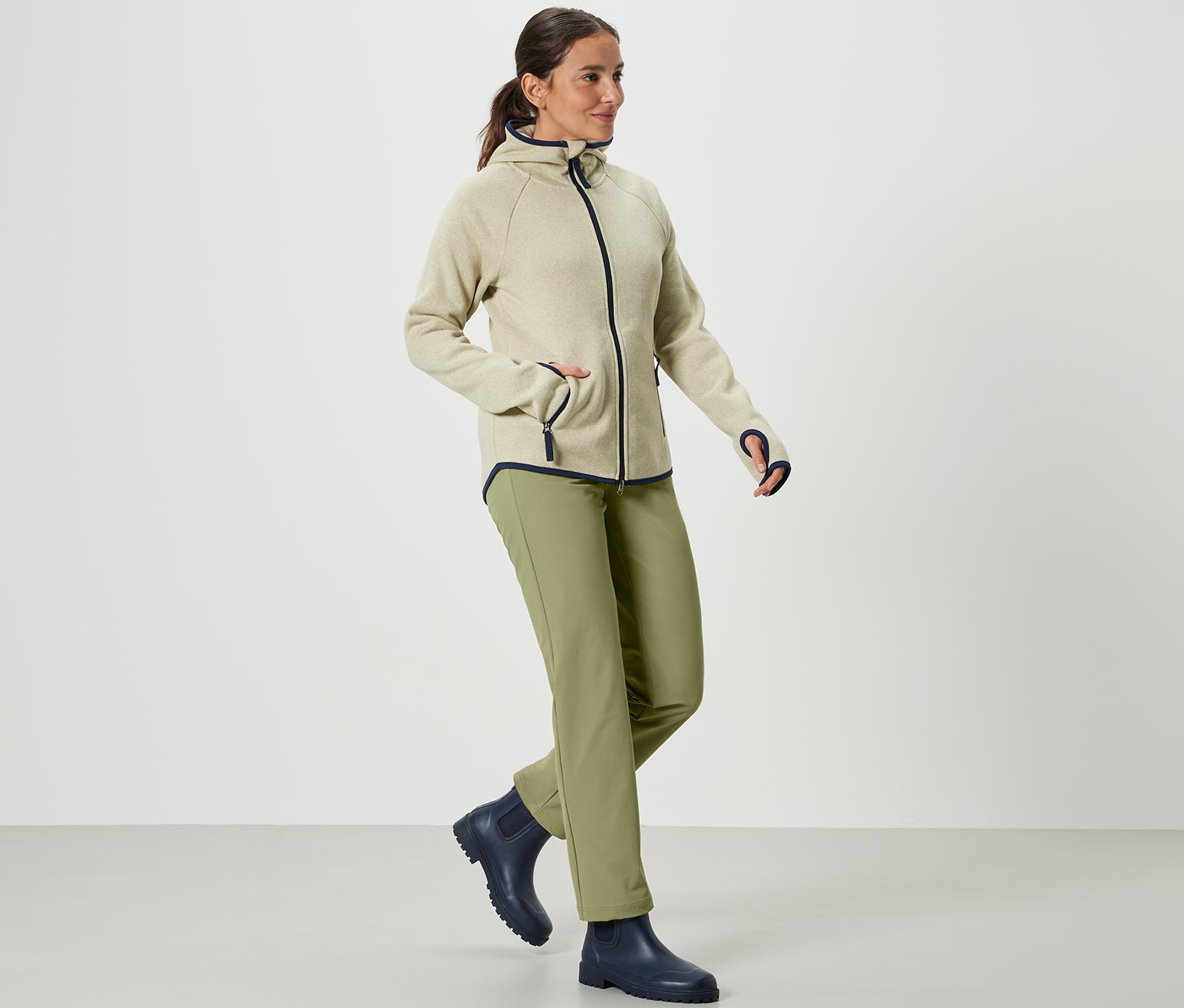 Tchibo - Softshellhose - Damen - Gr. 36 - khaki