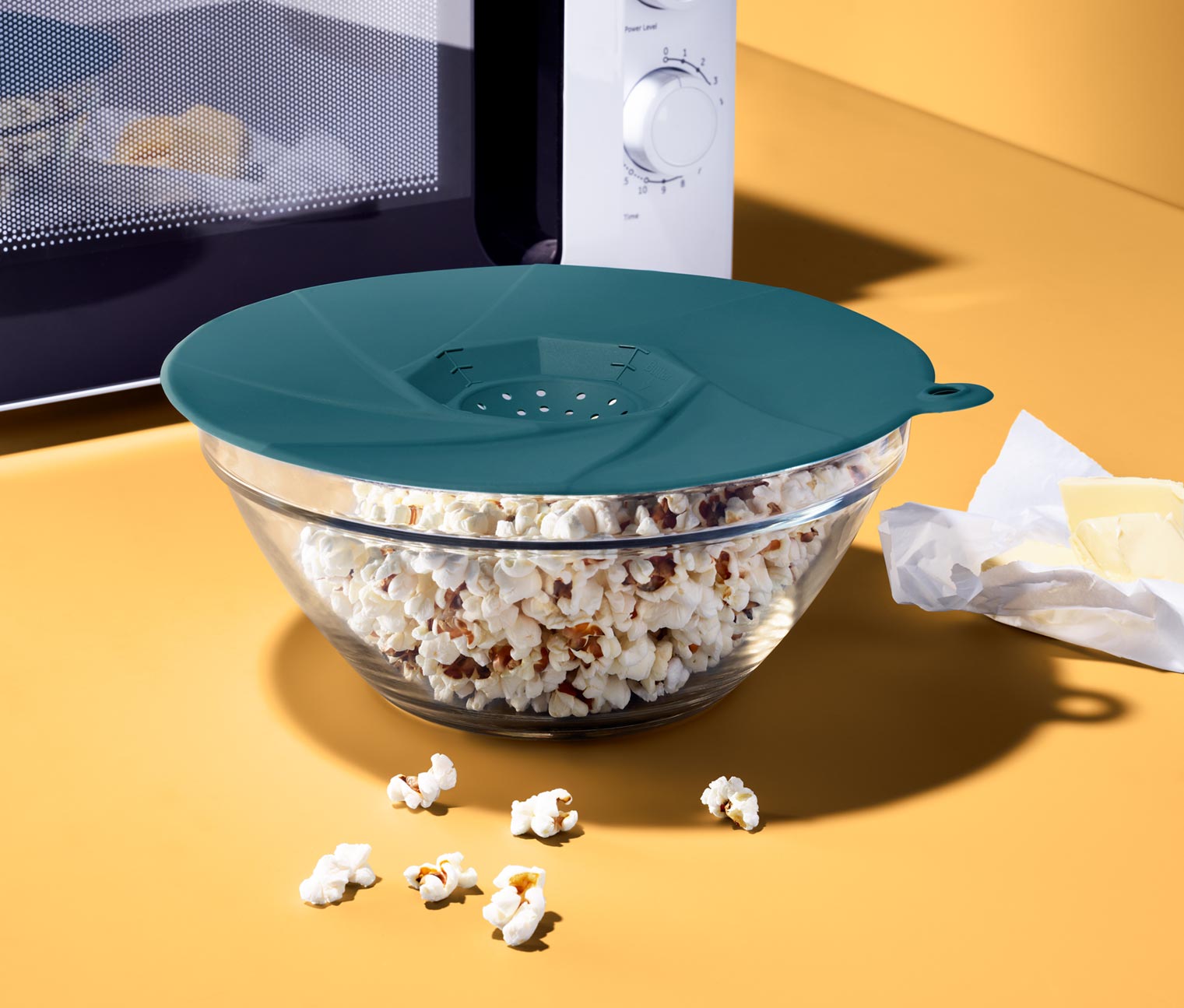 Mikrowellen-Popcorn-Deckel
