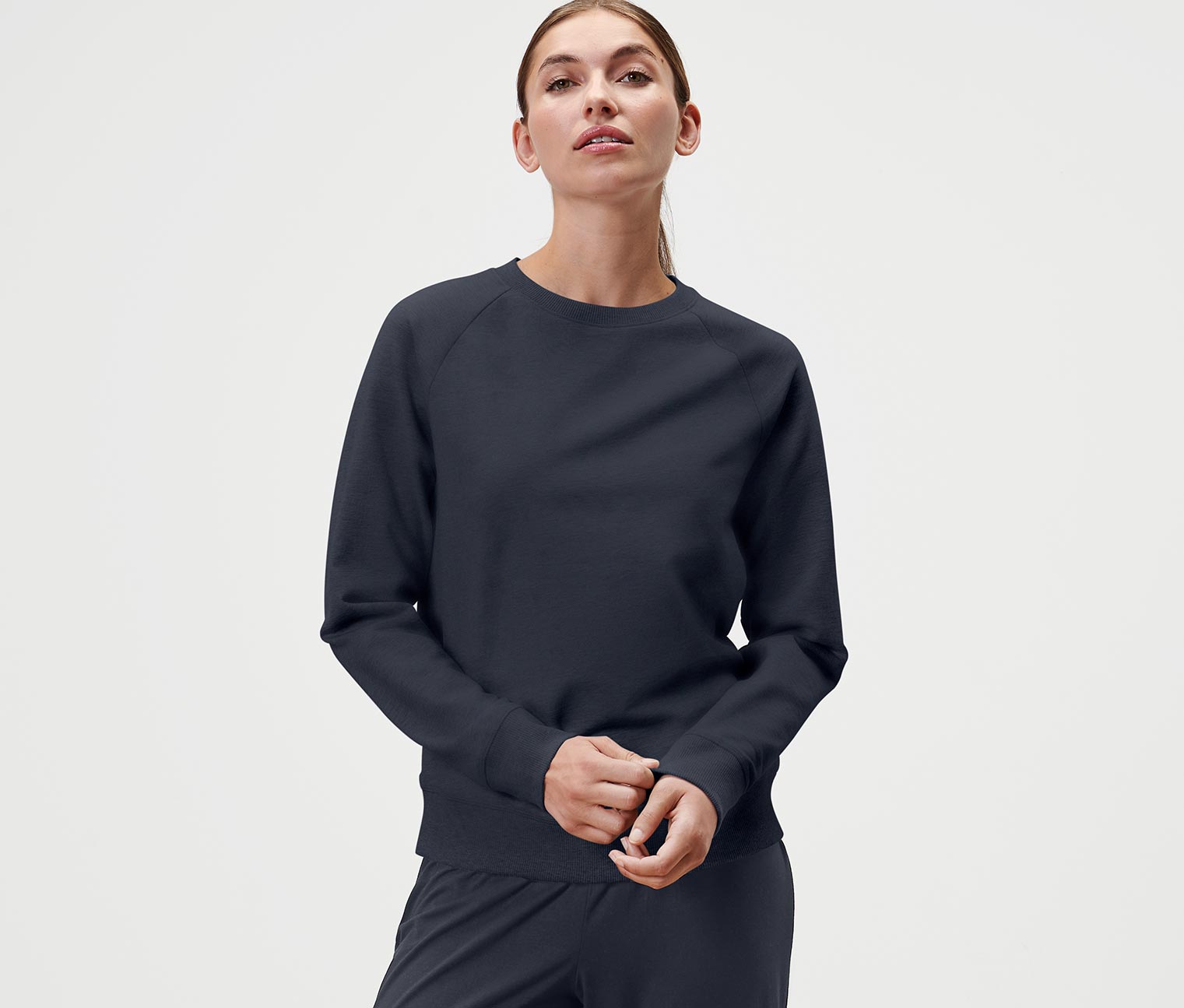 Tchibo - Yoga-Sweatshirt - Damen - Gr. XS - dunkelblau