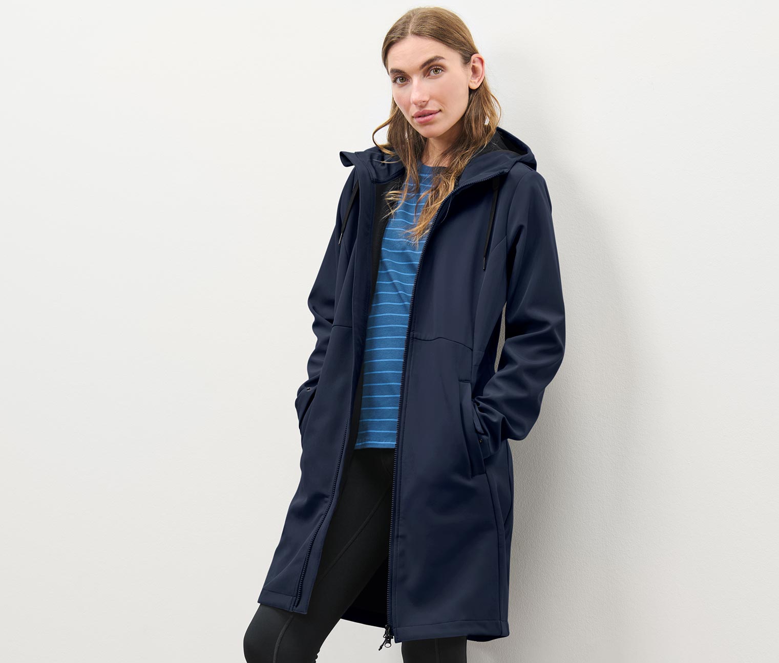 Tchibo - Softshellmantel - Damen - Gr. 36 - dunkelblau