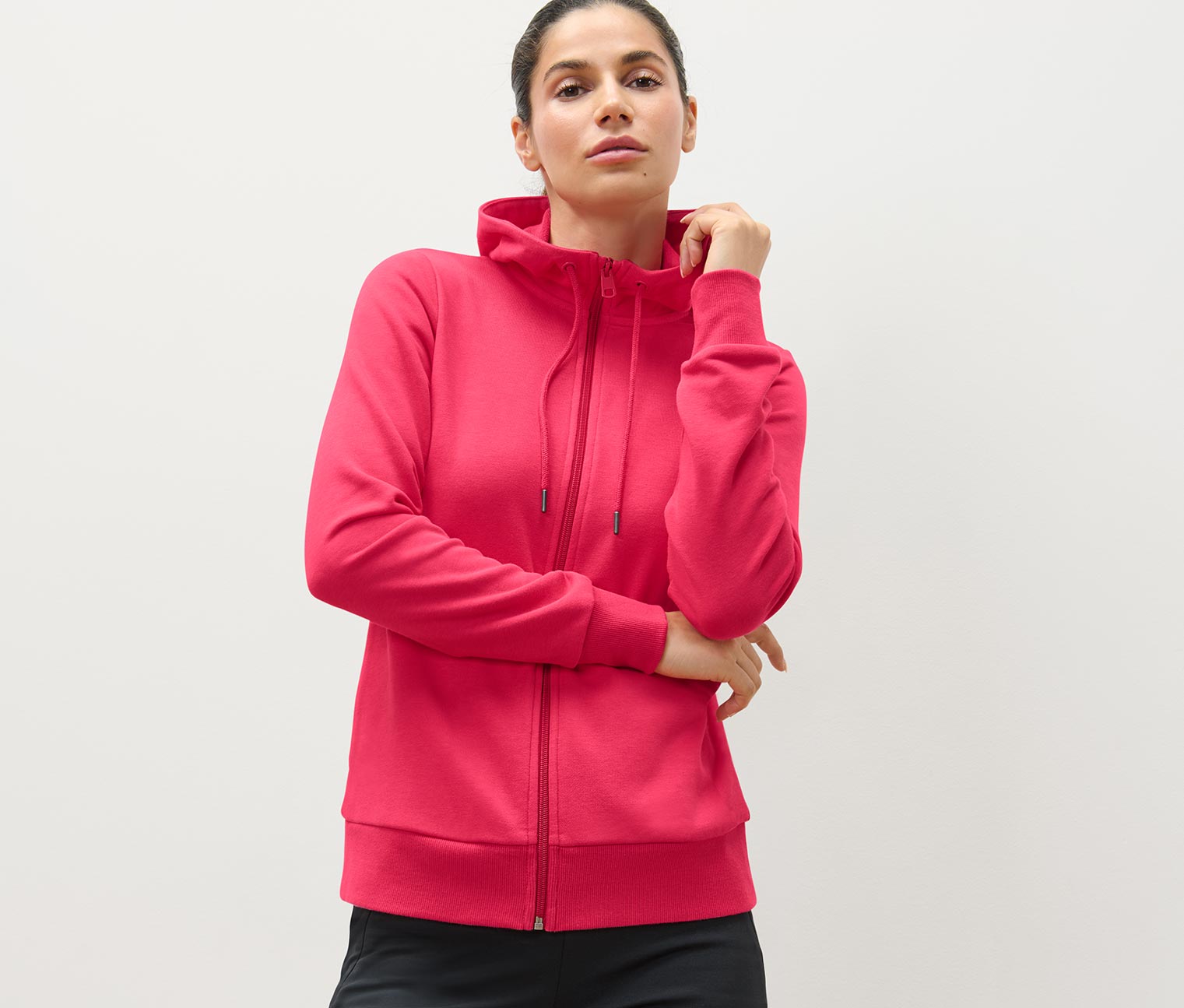 Tchibo - Sweatjacke - Damen - Gr. L - pink