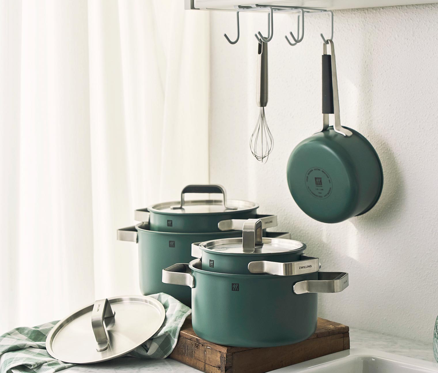 ZWILLING PURE Edelstahl-Kochgeschirr-Set, 5-teilig