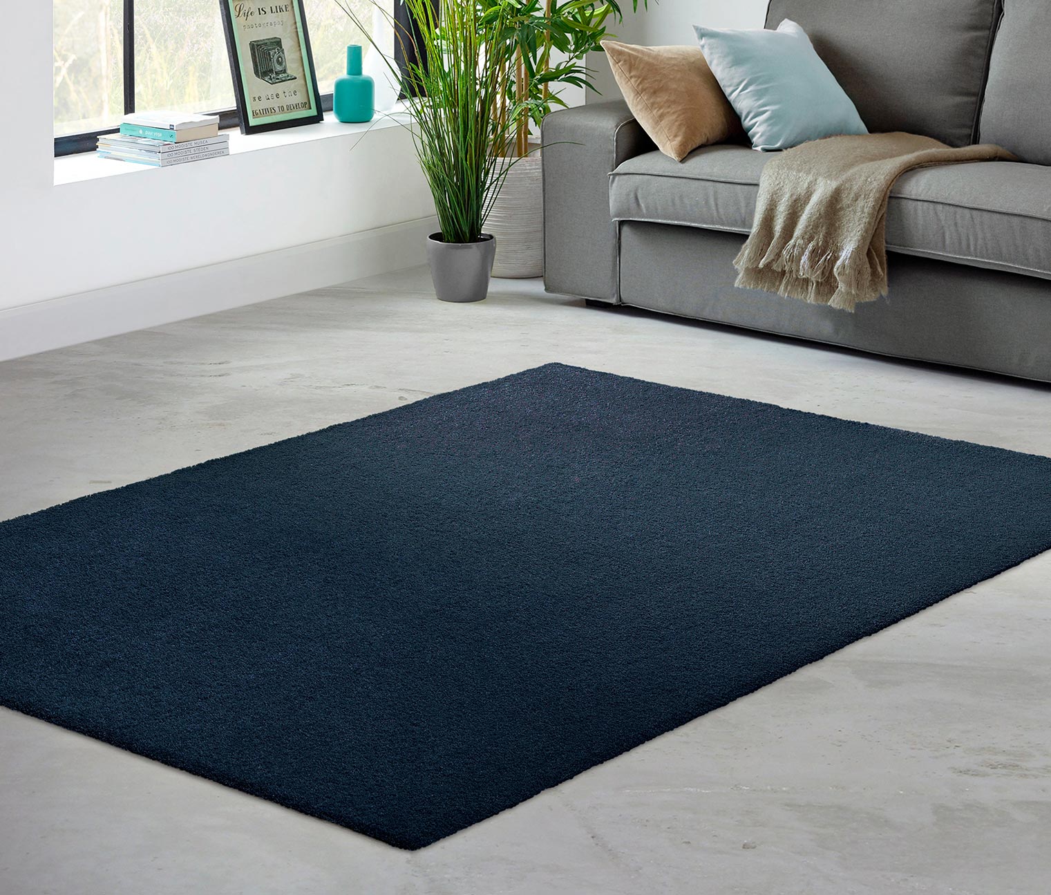 Tchibo - Teppich »Mellow« - blau