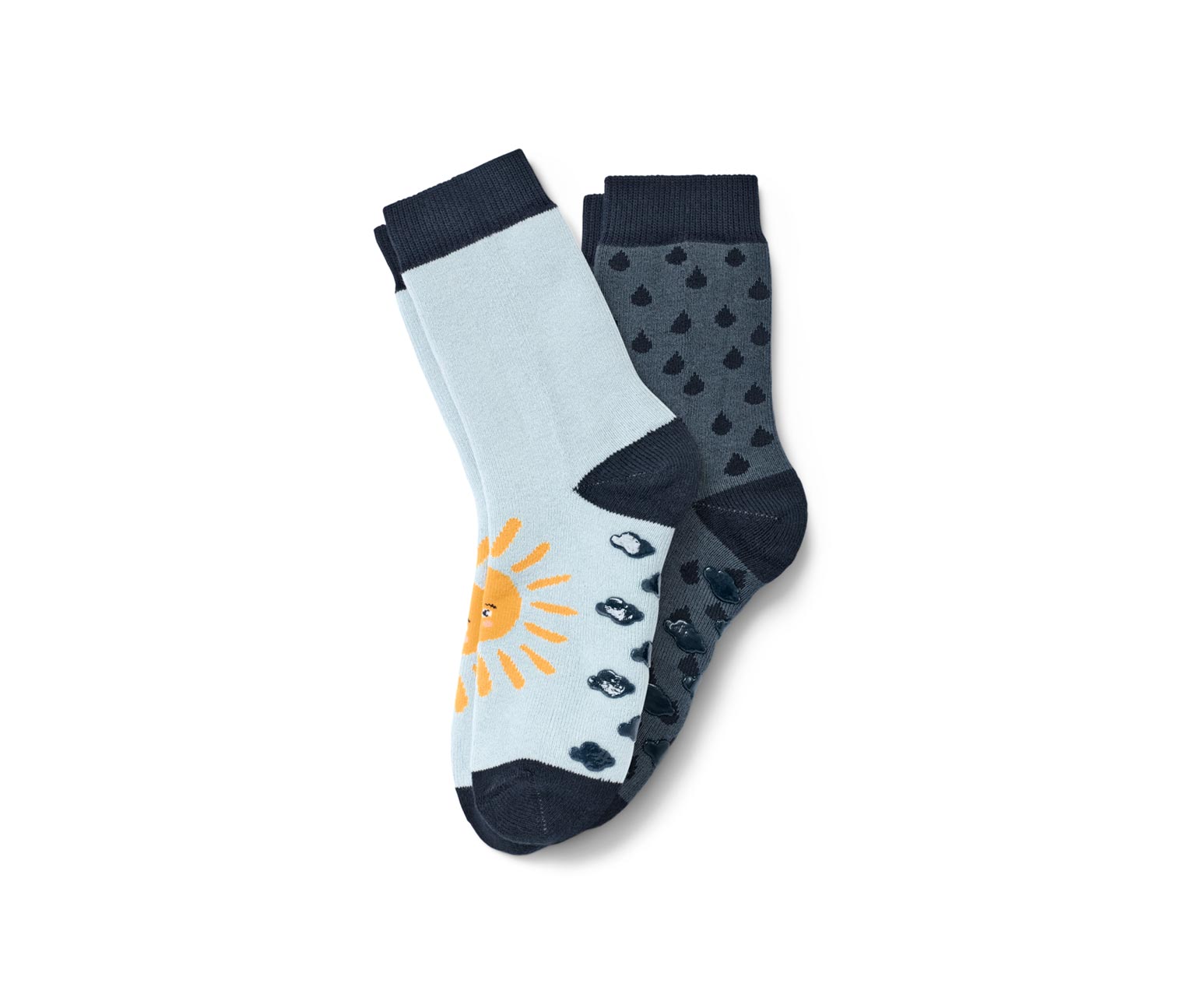 Tchibo - 2 Paar Kleinkind-Antirutsch-Socken - Herren - Gr. 31-34 - dunkelblau