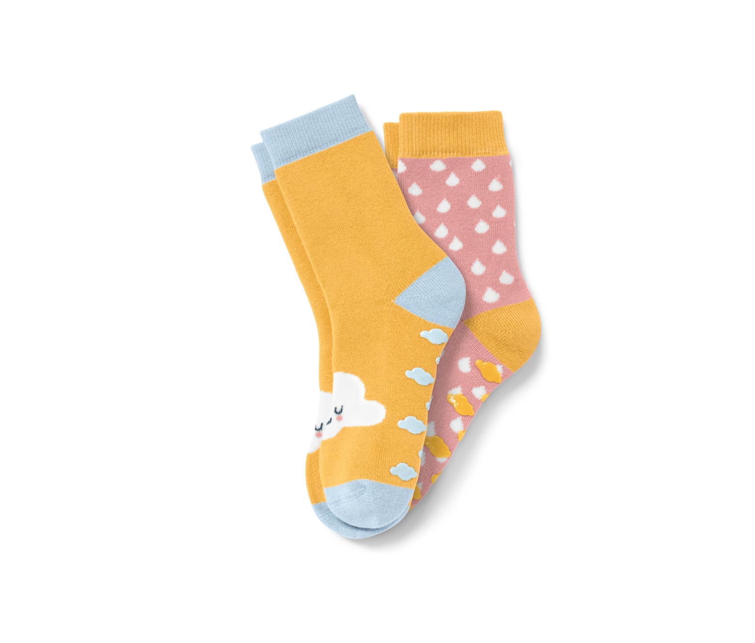 Tchibo - 2 Paar Kleinkind-Antirutsch-Socken - Damen - Gr. 27-30 - hellblau