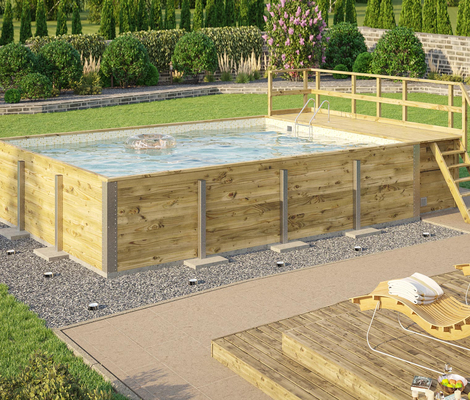 59+ Gartenpool Mit Abdeckung, Die abdeckung sorgt dafür, dass kein