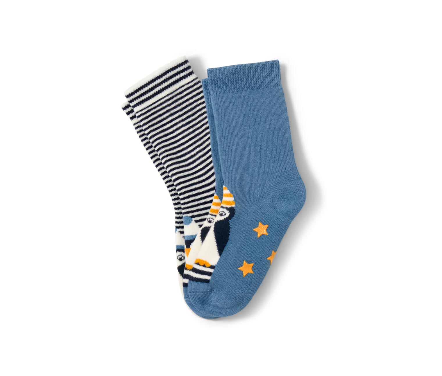 Tchibo - 2 Paar Kleinkind-Antirutsch-Socken - Herren - Gr. 31-34 - dunkelblau
