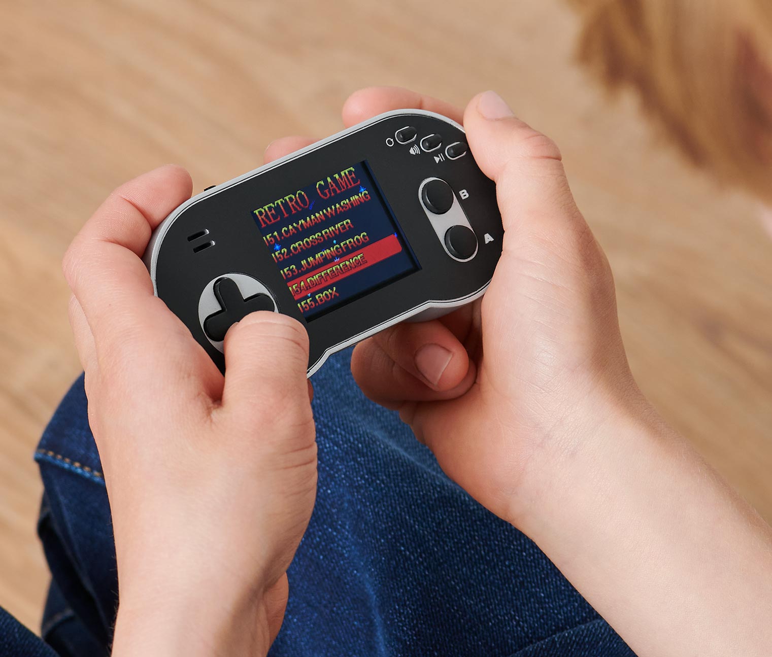 Tchibo - Retro-Mini-Spielekonsole - silber