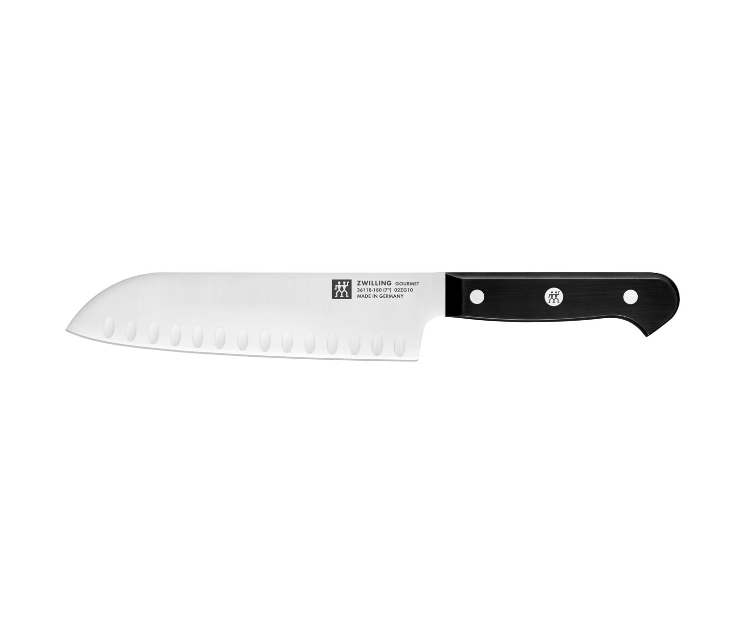 Zwilling Gourmet-Santokumesser - silber