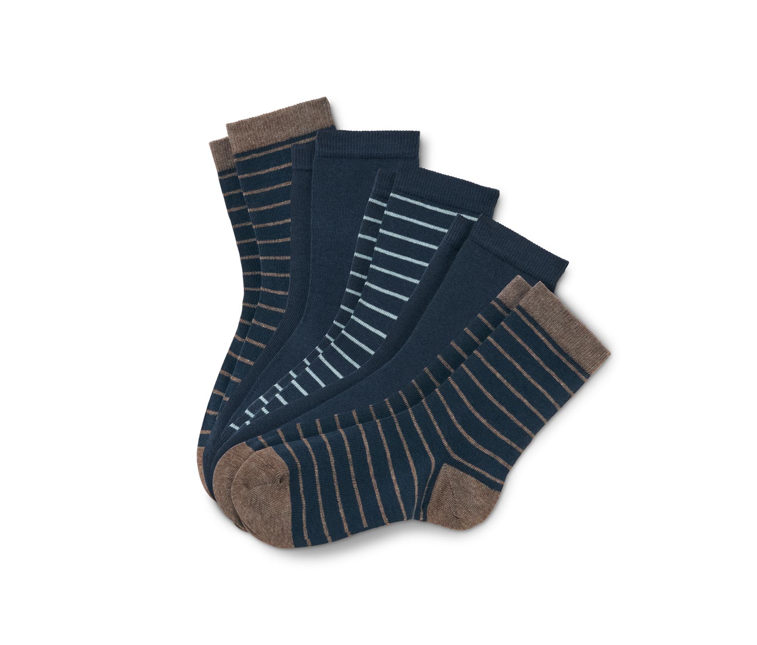 5 Paar Kinder-Socken, gestreift online bestellen bei Tchibo 656986 | Lange Socken