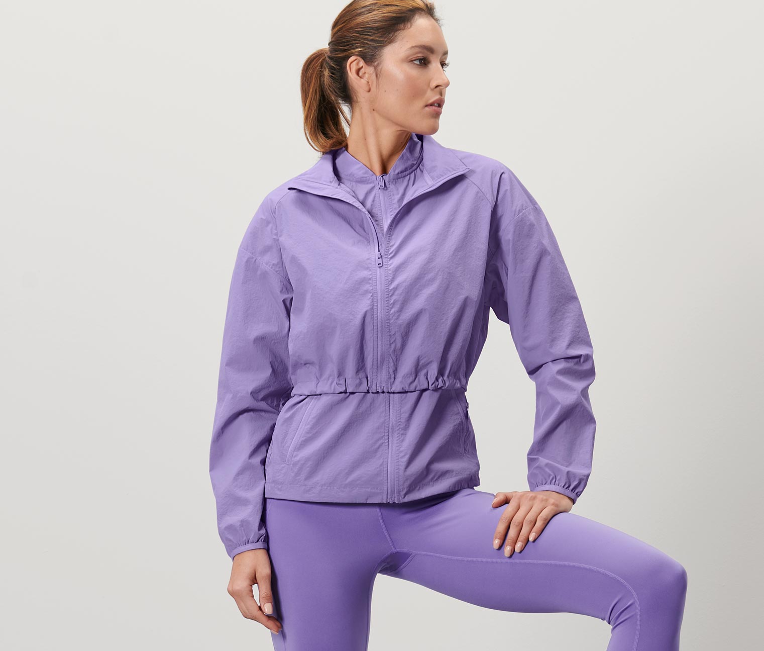 Tchibo - 3-in-1-Laufjacke - Damen - Gr. 36 - lila