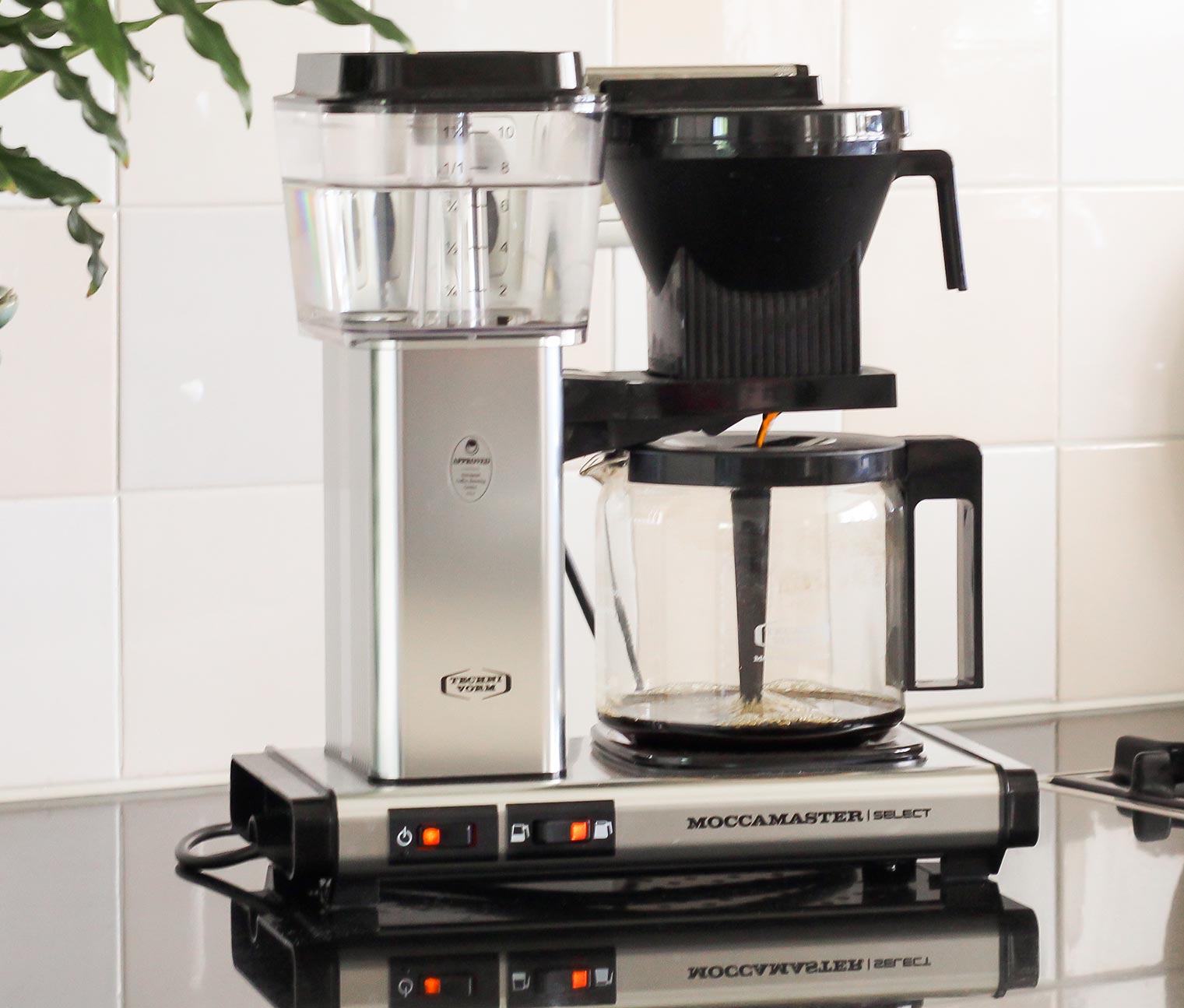 Filterkaffeemaschine »Moccamaster KBG Select«, alu gebürstet
