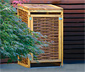 Mülltonnenbox, Weide, 1x 120 l