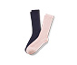 2 Paar Ripp-Socken