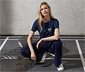 T-Shirt mit Stickerei, dunkelblau 