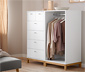 Offene Garderobe