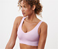 Seamless-Sport-Bustier, rosa