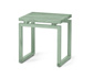 Hocker aus Massivholz, salbei