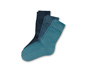 3 Paar Socken, grün und blau