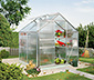 Vitavia Gewächshaus »Nereus 3 m²«, Hohlkammerplatten, 6 mm