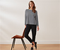 Gestreiftes Langarmshirt