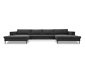 Sofa »Modica« in U-Form, grau