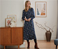Florales Midikleid