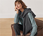 Schal mit Cashmere