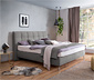 Boxspringbett »Arano«, 140 x 200 cm, Matratzenhärtegrad H3, platingrau