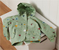 Thermo-Regenjacke mit Monsterprint