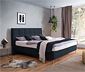 Boxspringbett »Arano«, 140 x 200 cm, Matratzenhärtegrad H3, saphirblau