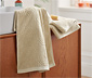 2 Jacquard-Handtücher, creme