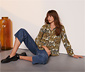 Bluse mit Print