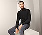 Merino-Pullover, anthrazit