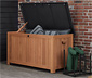Auflagenbox aus Massivholz
