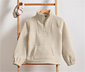Kuschelfleece-Sweatshirt, weiß