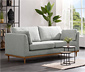 3-Sitzer-Sofa »Larsen«, hellgrau