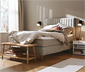 Boxspringbett, ca. 180 x 200 cm, beige