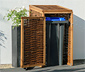 Mülltonnenbox, Weide, 1x 240 l